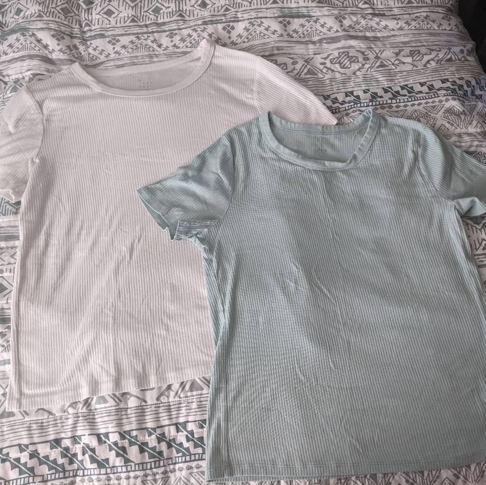 A New Day Ribbed T-Shirts